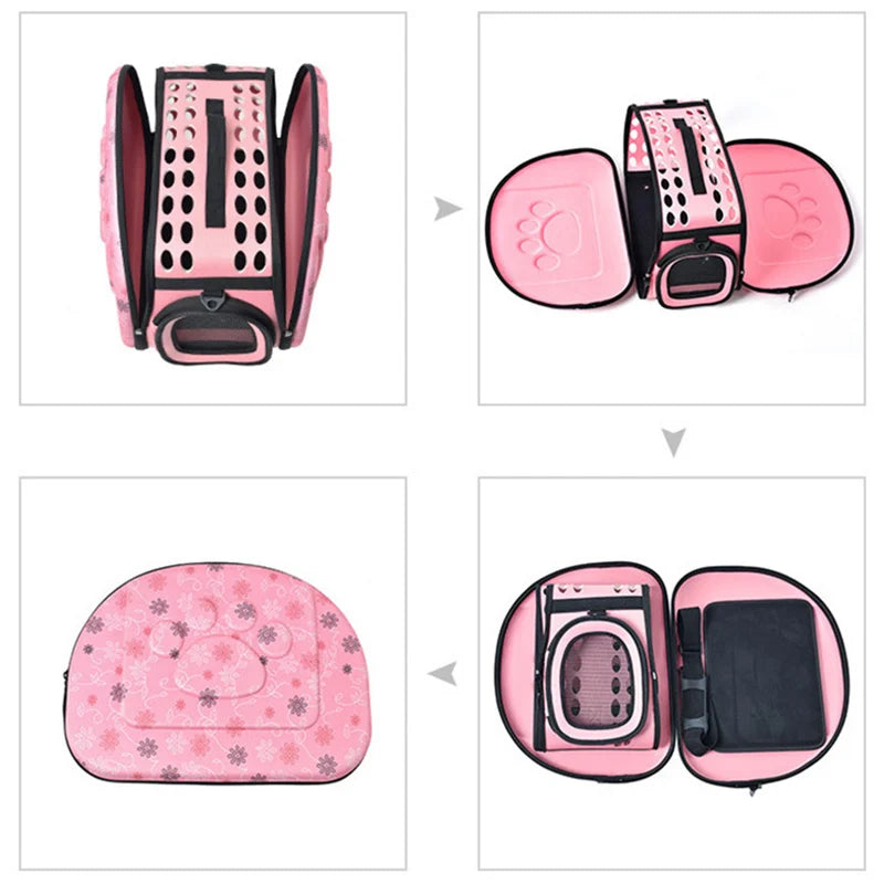 Foldable Mesh Sling Bag – Comfortable Carrier for Cats, Dogs & Rabbits