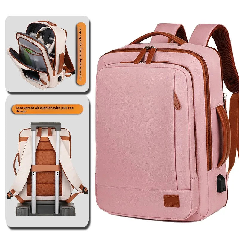 Oxford Cloth Leisure Backpack – High-End Fashion Waterproof Laptop Bag