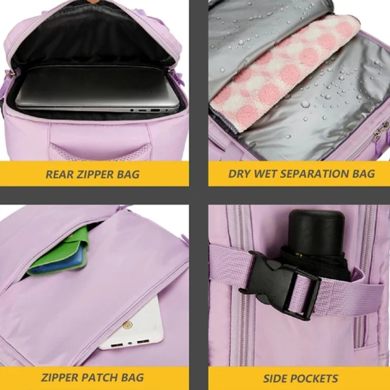 40x30x20 Cabin Backpack – Lightweight Travel Laptop Bag for Men & Women