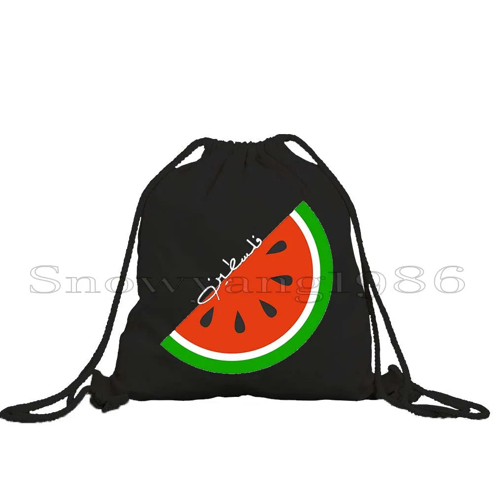 Cute Watermelon Drawstring Bag