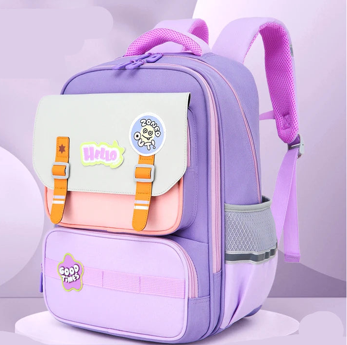 Primary School Student Backpack – Kids Book Bag for Boys & Girls