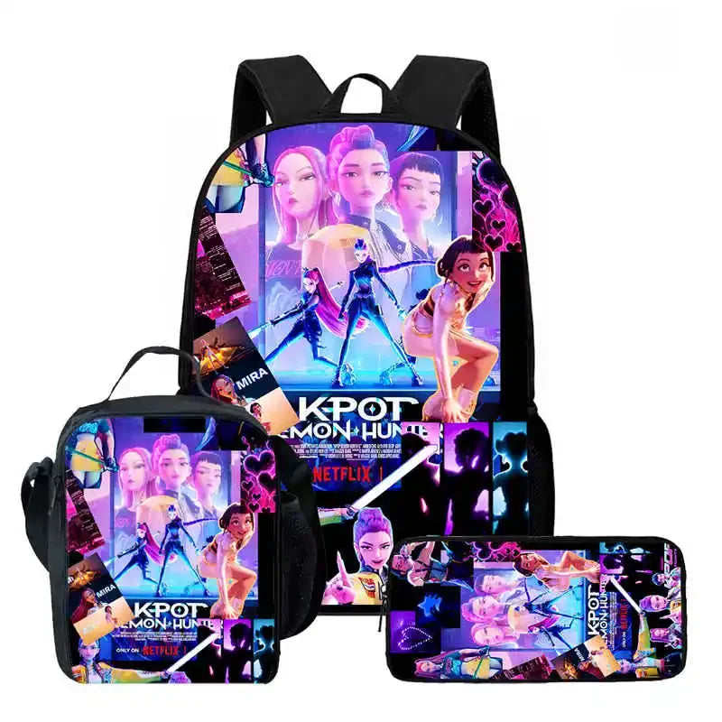 Disney KPop Demon Hunters Backpack Set