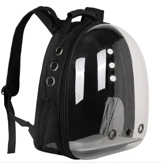 Transparent Space Capsule Cat Backpack – Breathable Portable Pet Carrier Bag