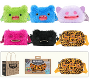Fuggler Mr. Buttons Screech Plush Crossbody Bag – Cute Ugly Monster Toy