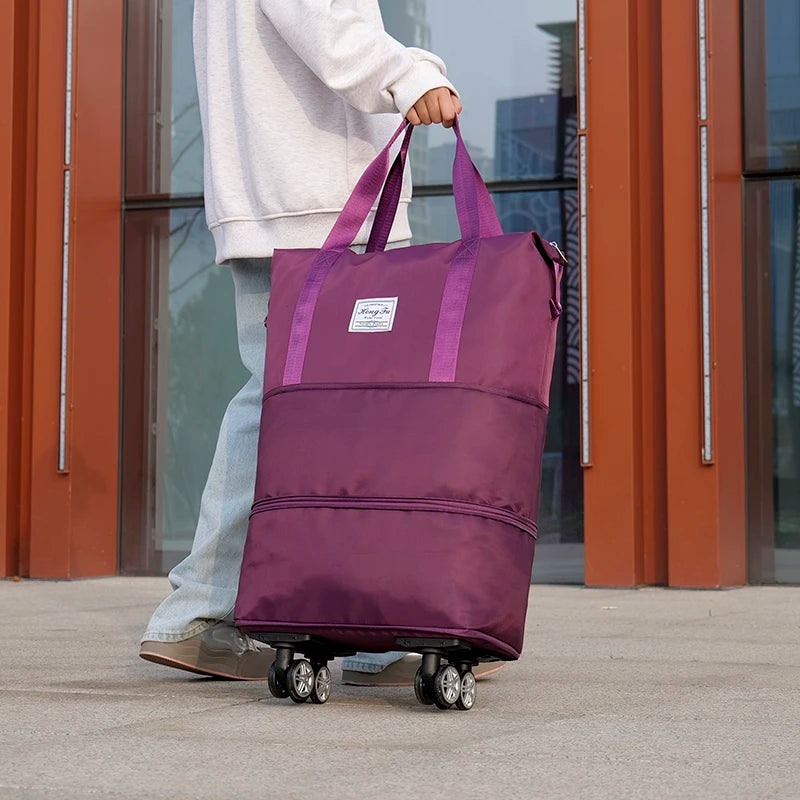 Universal Wheel Duffel Bag – Adjustable & Portable