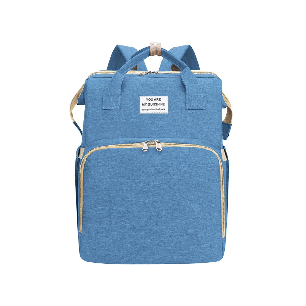 Foldable Baby Crib Backpack – Travel Nappy Bag with Insulated Compartments
