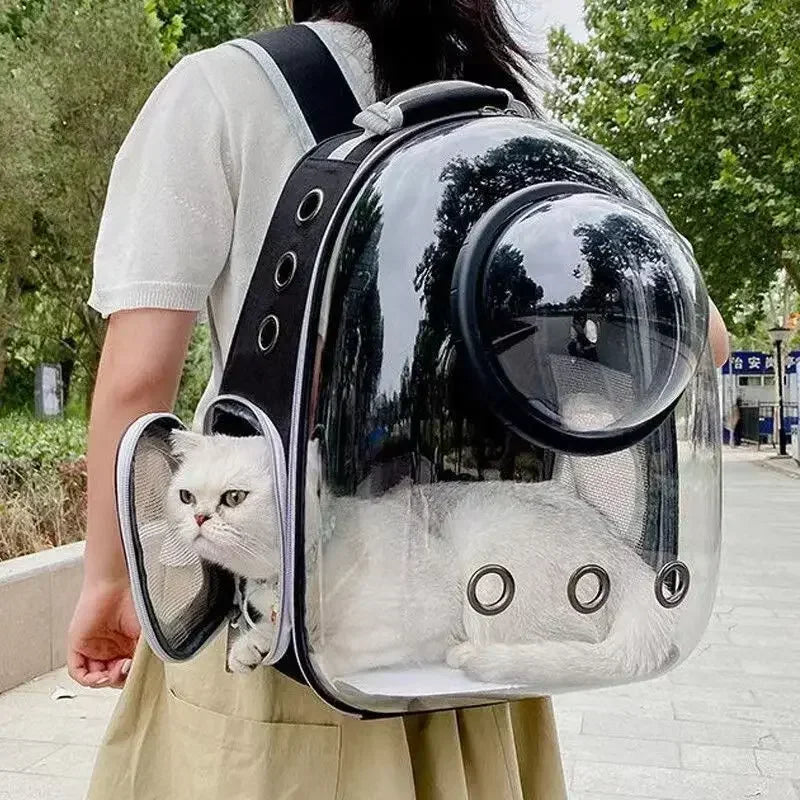 Premium Transparent Space Capsule Pet Travel Backpack