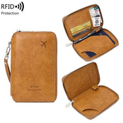 Multi-Slot Passport Holder – Minimalist RFID Travel Pouch