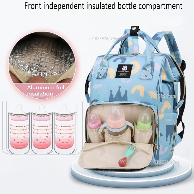 Portable Multifunctional Baby Bag – Travel & Daily Use Diaper Backpack