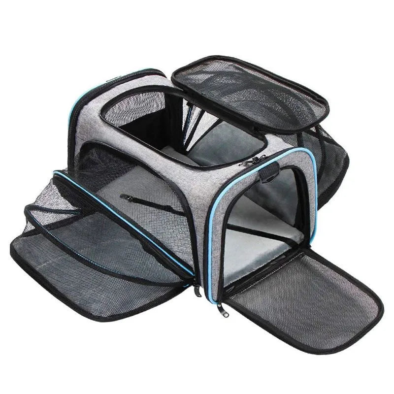 Travel Pet Carrier Bag – Lightweight Foldable Backpack for Pets