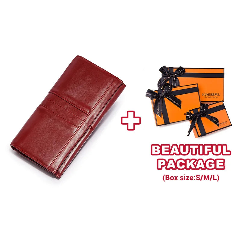 Fashionable Leather Clutch Wallet