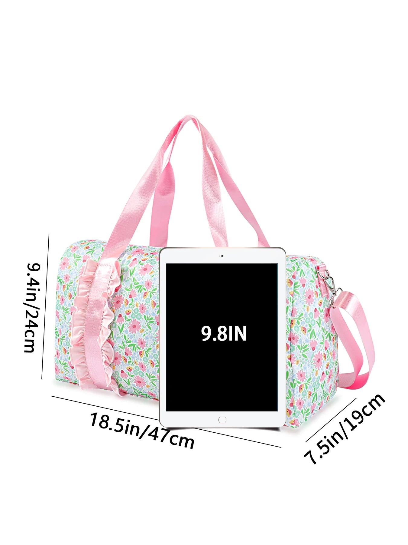 Stylish Floral Travel Duffel Bag
