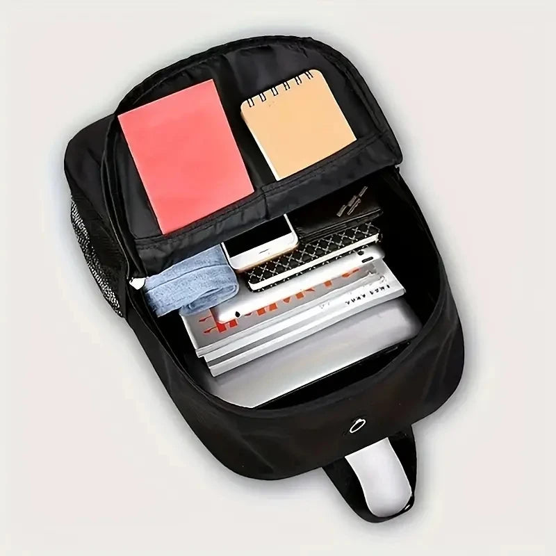 Anime Print Student Backpack – Luminous School Bag