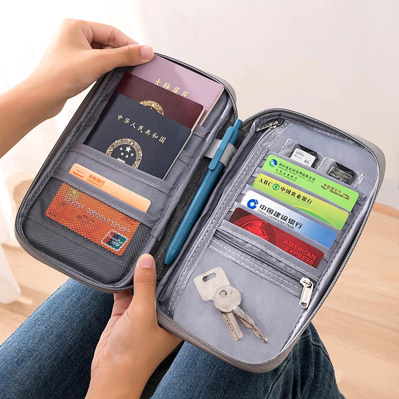Family Travel Wallet – Waterproof Passport Holder