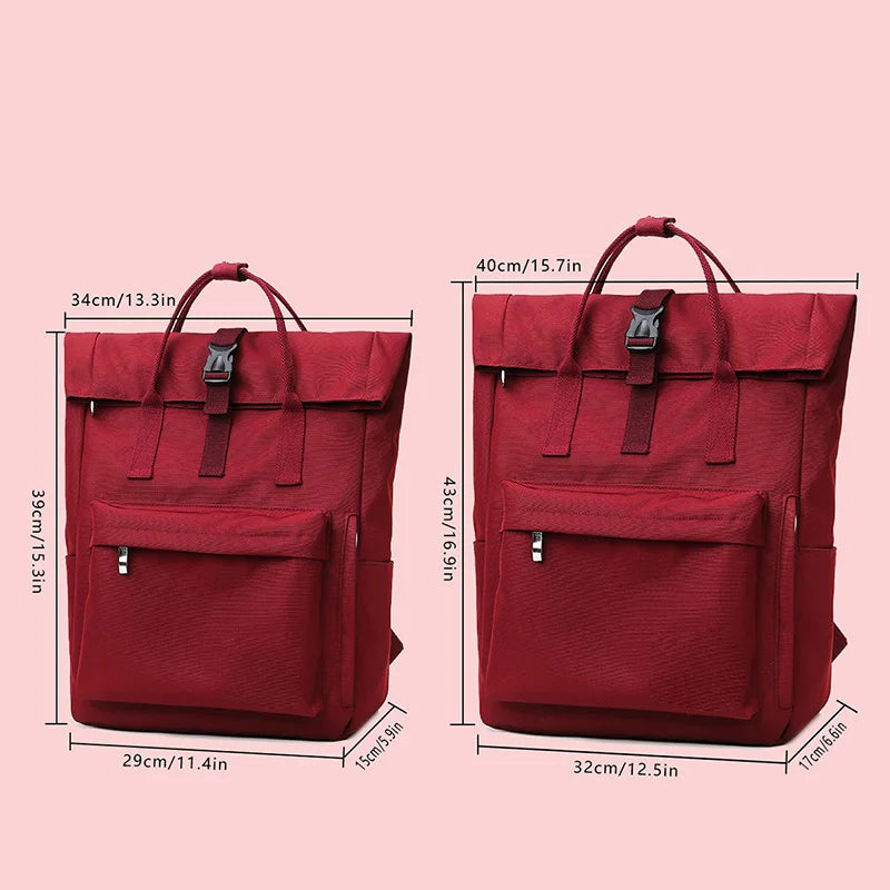 Fashionable College Laptop Bag – Lightweight Travel Backpack