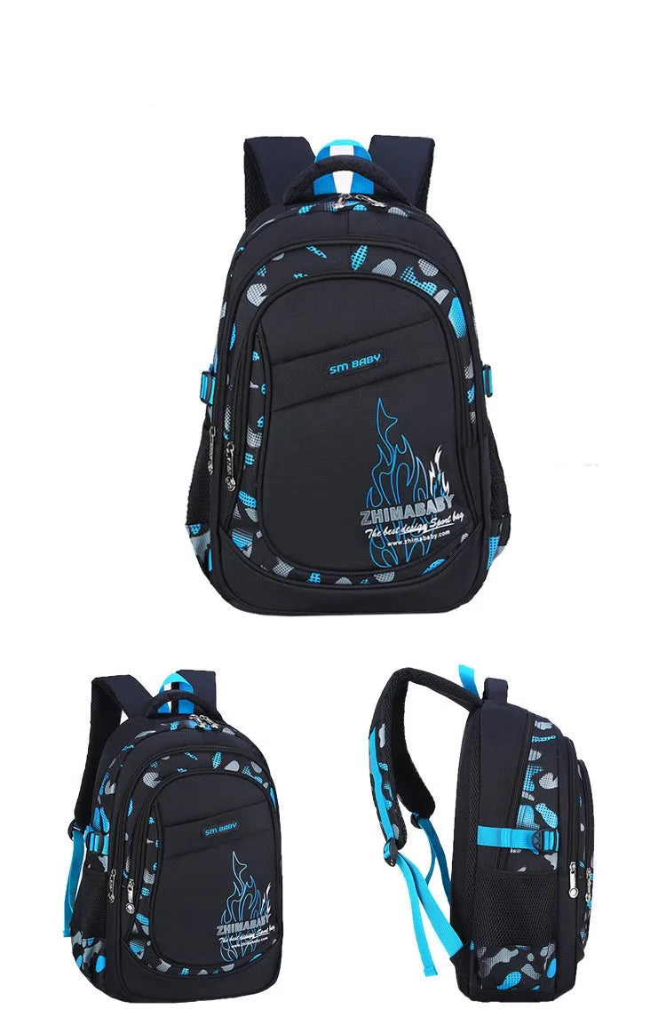 Waterproof School Backpack for Kids 6–12 Years – Lightweight Large Capacity bag