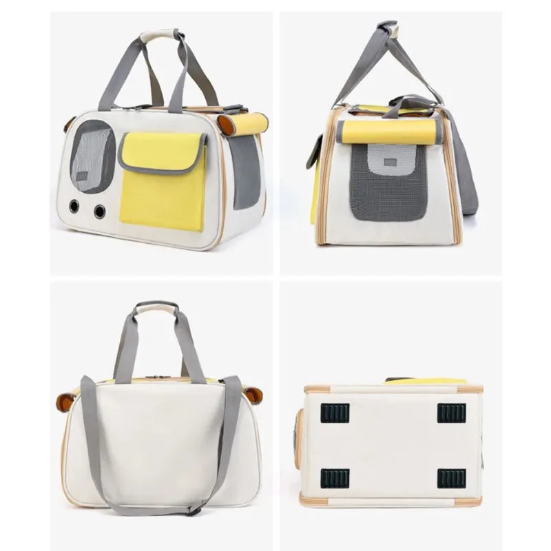 Portable Pet Carrier Bag – Foldable Shoulder Travel Handbag for Cat