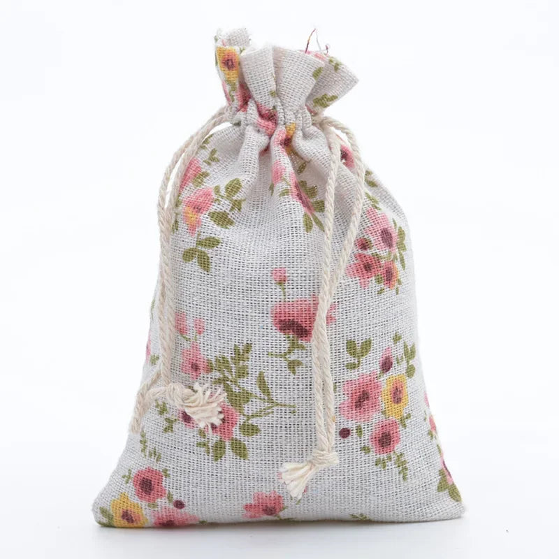 Cute Print Drawstring Pouches