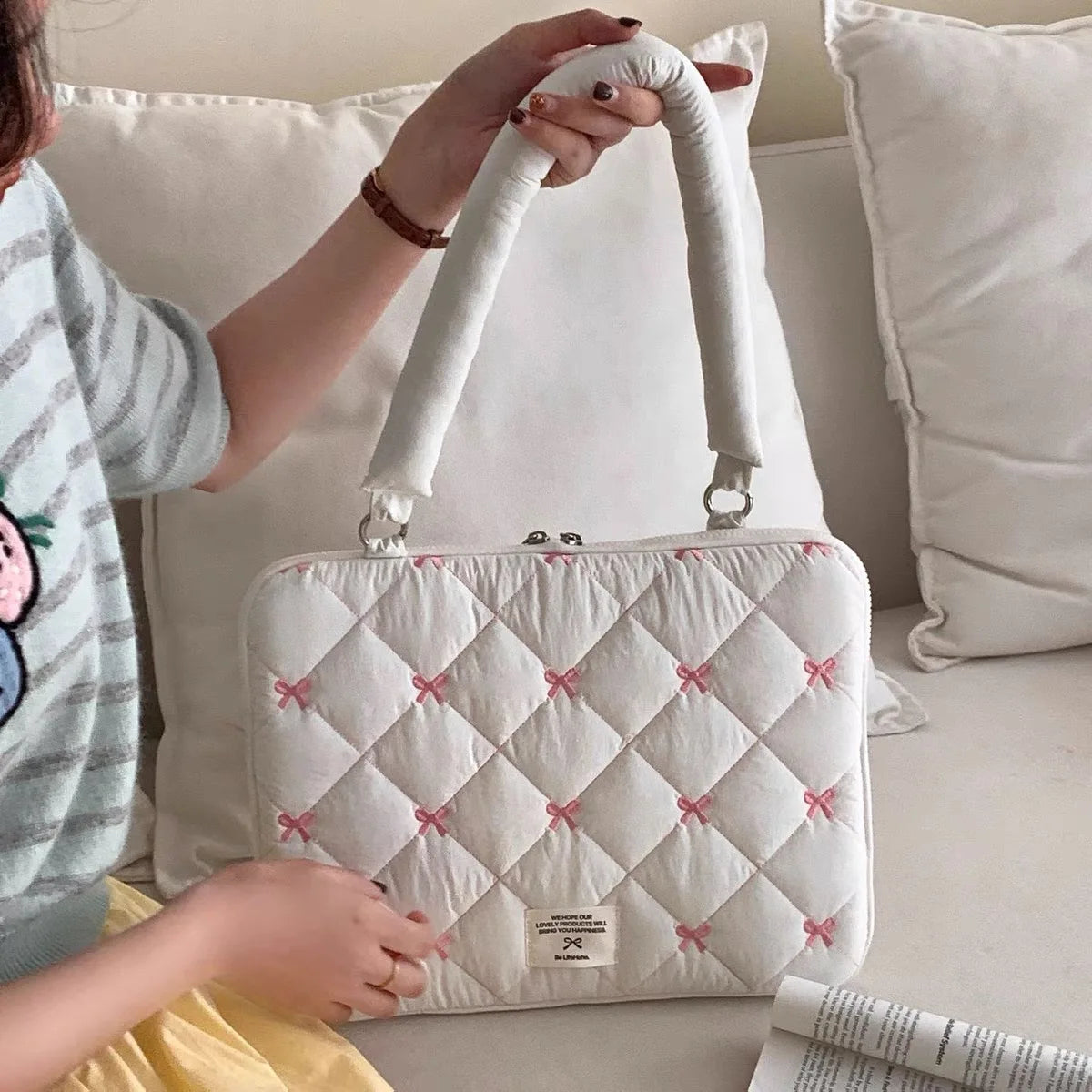 Cute Laptop Shoulder Handbag for 13/14/15/16 Inch