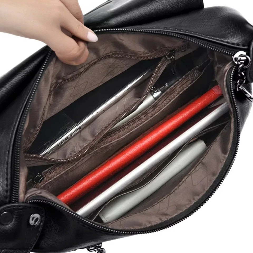 Stylish Waterproof Leather Handbag – Classic Tote