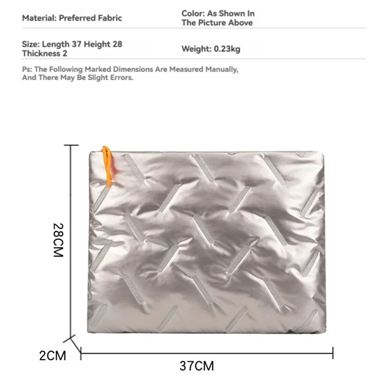 Soft Laptop Sleeve for 13–14 Inch MacBook, Dell, HP, Lenovo, Asus, Xiaomi