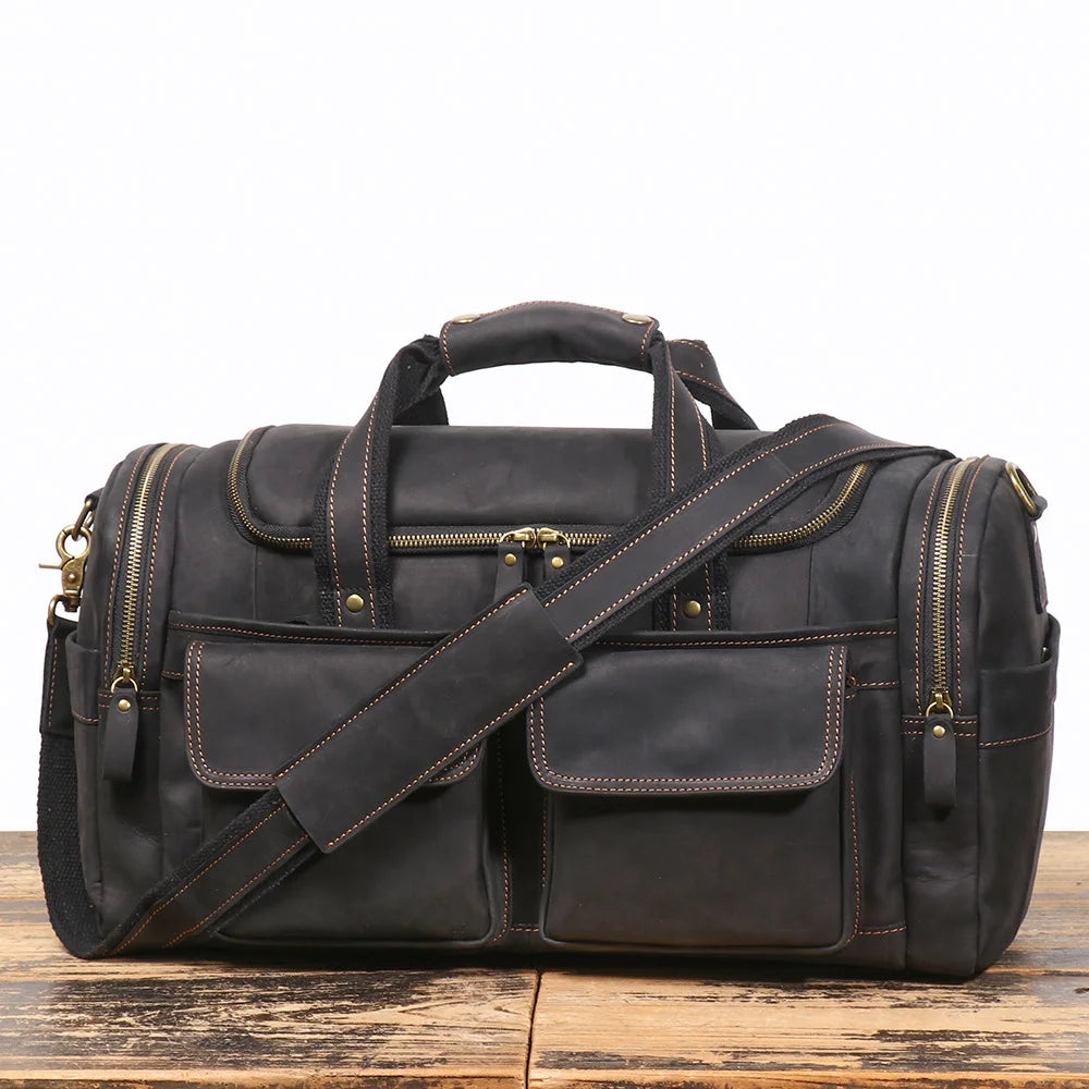 Vintage Travel Duffel Bag