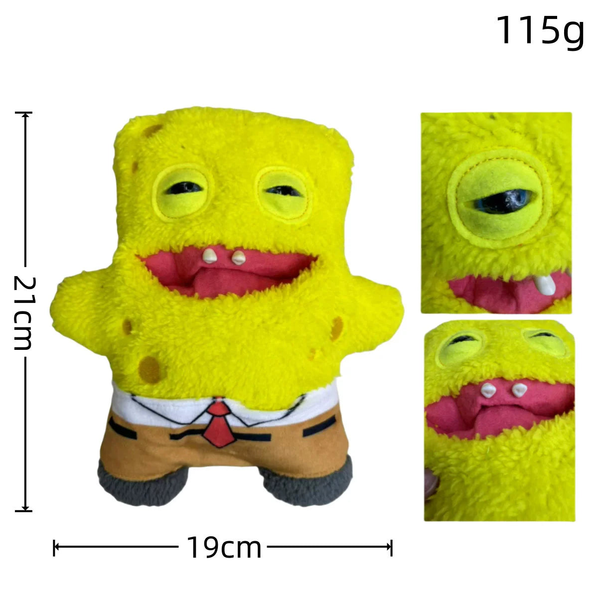 Fuggler Spongebob Patrick Star Series Plush Toy – Cartoon Toy for Kids & Teens