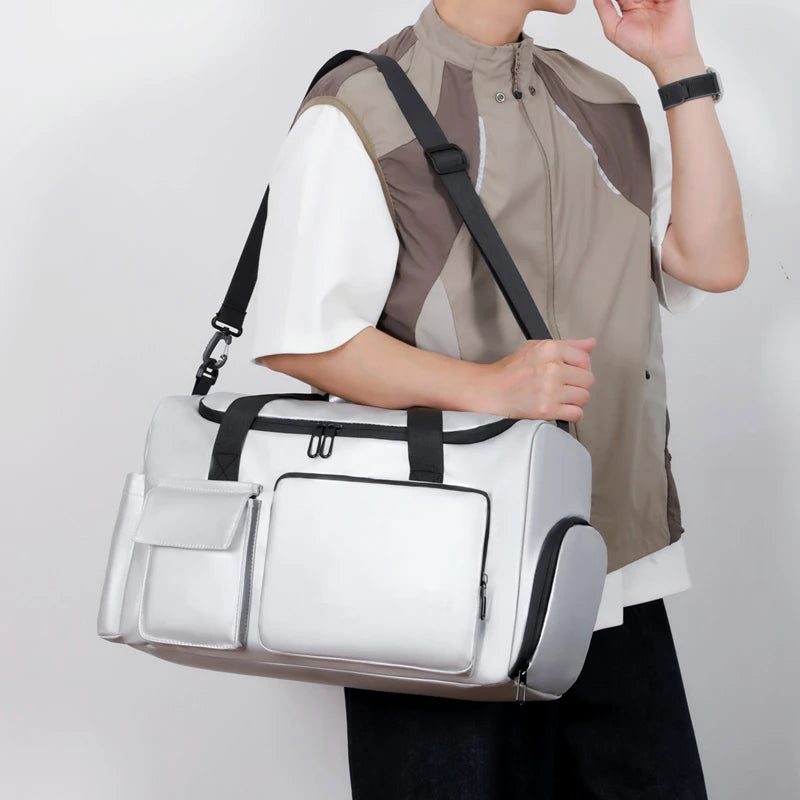 Fitness Gym Bag with Shoe Compartment – Dry Wet Sports Travel Handbag