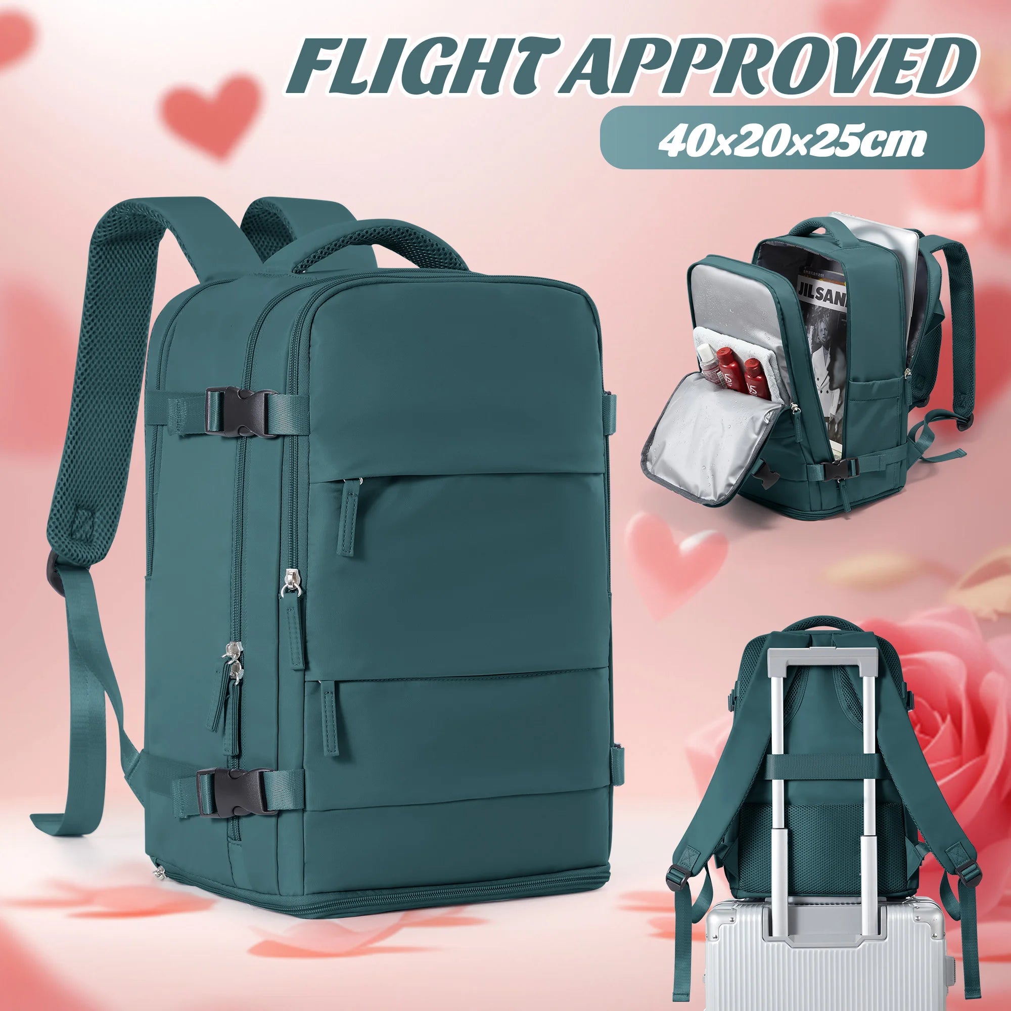 Flight-Friendly Travel Backpack – Carry-On with Comfort