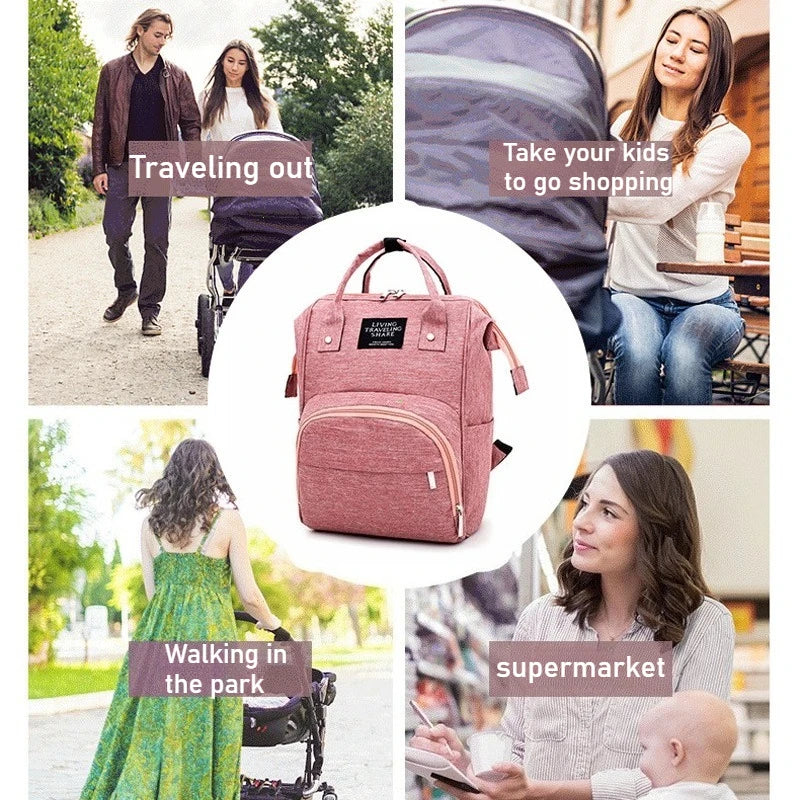 Multifunction Diaper Backpack – Baby Care Travel Bag