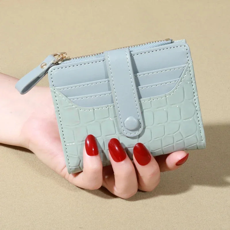 Croco Pattern PU Leather Wallet