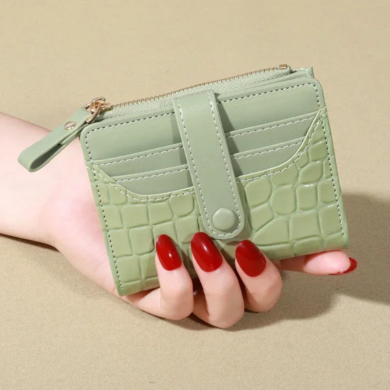 Croco Pattern PU Leather Wallet