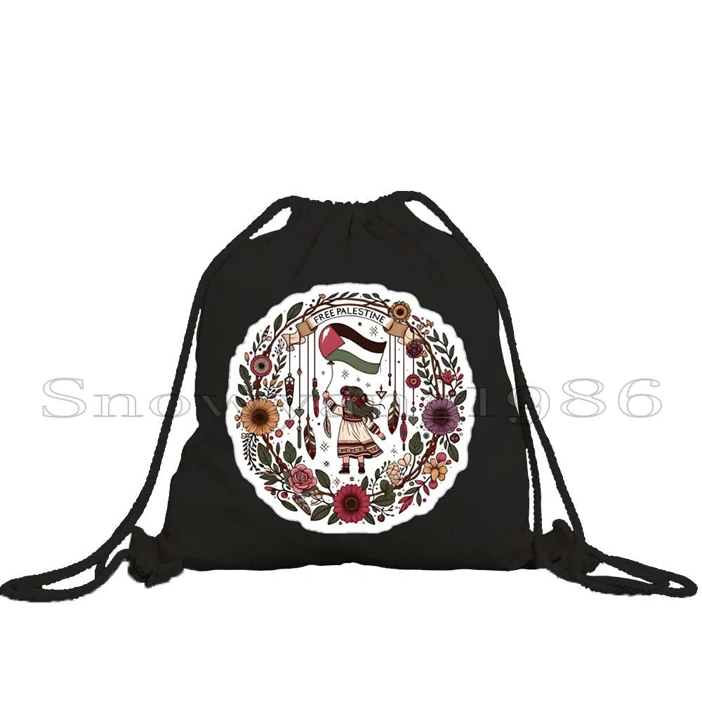 Cute Watermelon Drawstring Bag