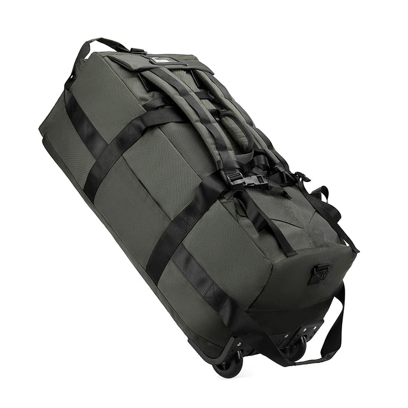 Heavy-Duty 80L Wheeled Duffel – Foldable Travel Bag