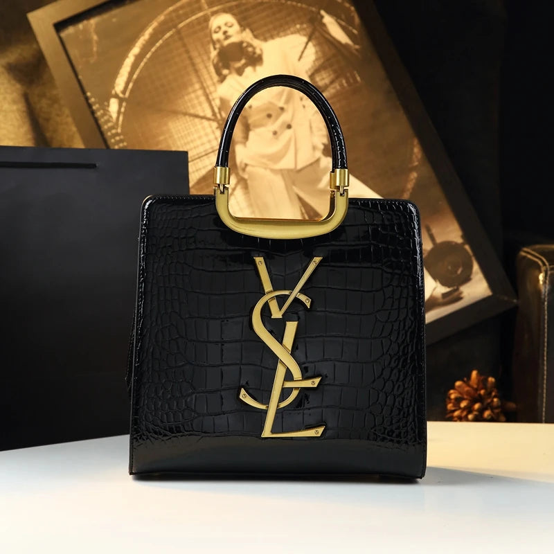 Croc Print Handbag – Fashion Crossbody