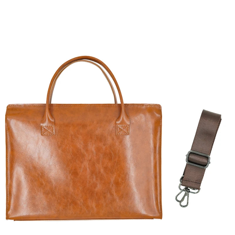 Ladies PU Leather Laptop Bag 13–16 Inch