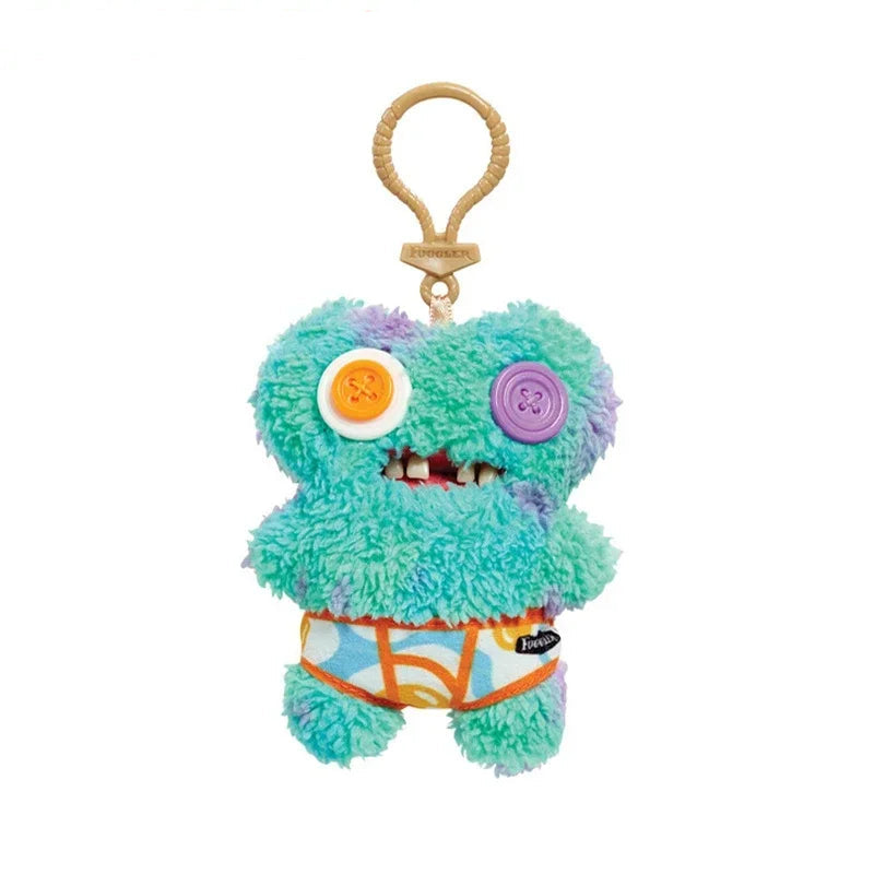 Fuggler Monster Plush Keychain – Cute Ugly Stuffed Pendant