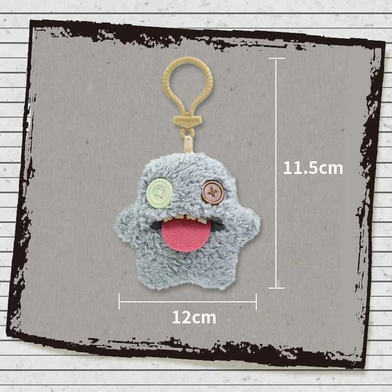 Fuggler Monster Plush Keychain – Cute Ugly Stuffed Pendant