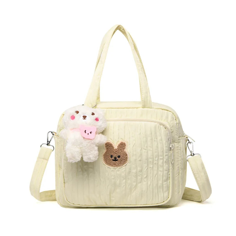 Cotton Mommy Bag – Cute Baby Diaper Organizer Handbag