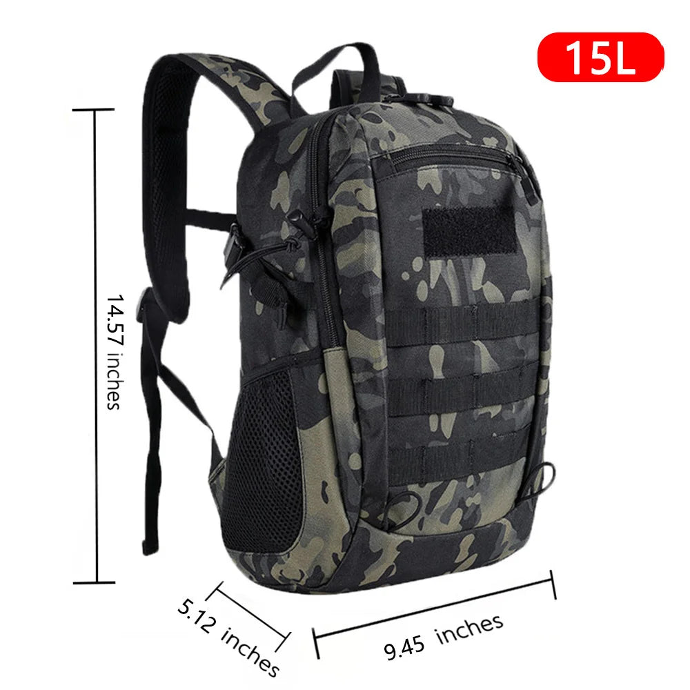 15L Adventure Backpack – Lightweight Tactical Bag for Travel Backpack