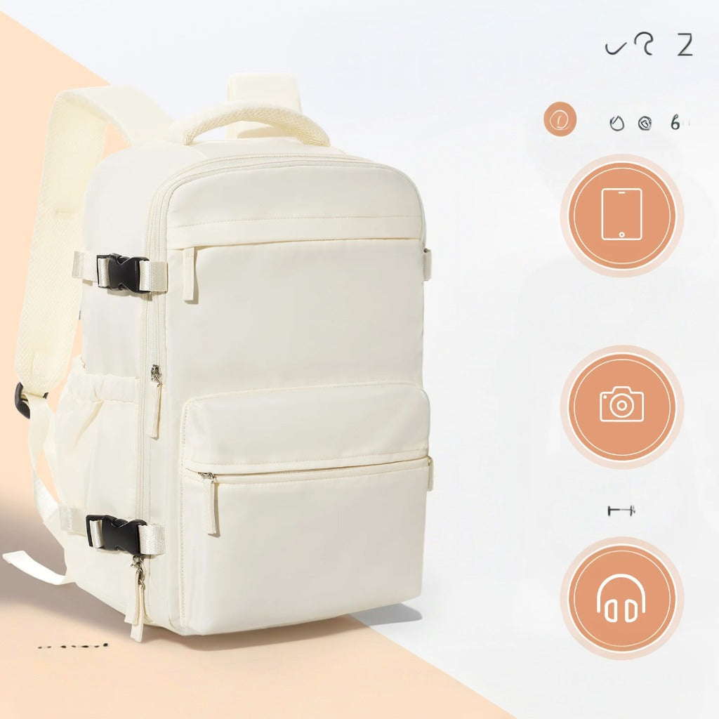 Ryanair 40x20x25 Cabin Backpack – Vacuum Compression Travel Laptop Backpack