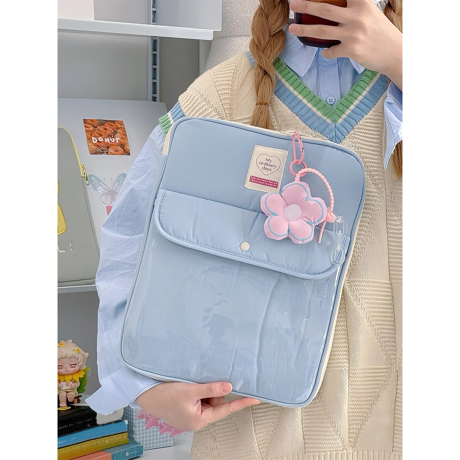 Korean Cute Laptop Sleeve Bag 13.3–14.5 Inch for MacBook Air/Pro
