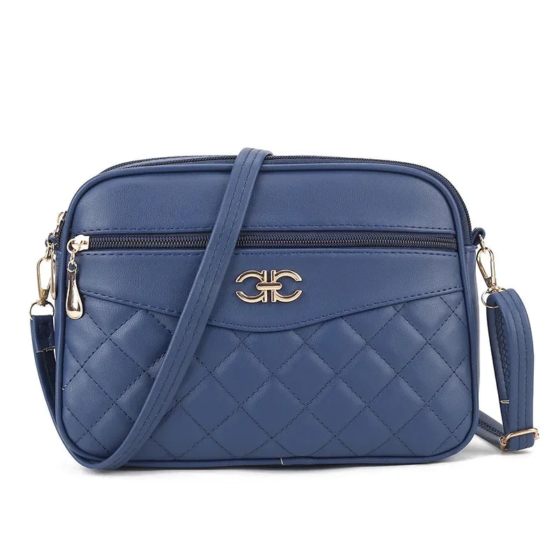 Quilted Crossbody Shoulder Bag – 4-Layer Versatile Handbag