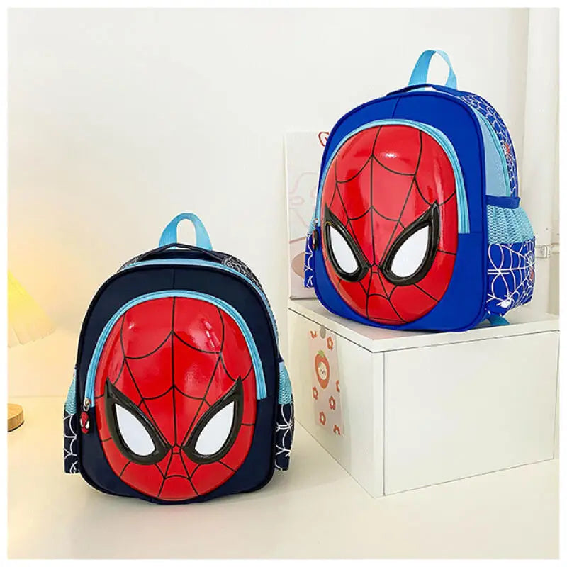 Marvel Spider-Man 3D Backpack for Kids - Superhero Cartoon School Bag