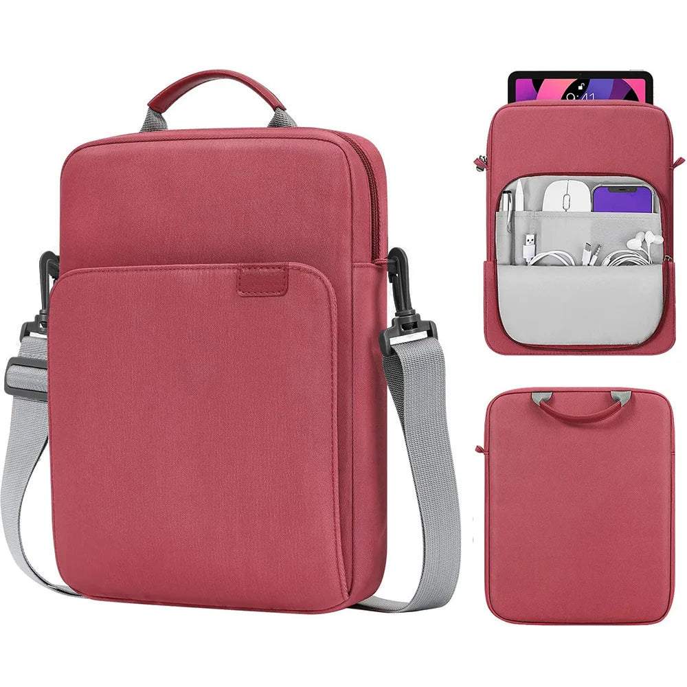 Waterproof Shoulder Bag for MacBook & iPad - 13–13.6 Inch Laptop Handbag