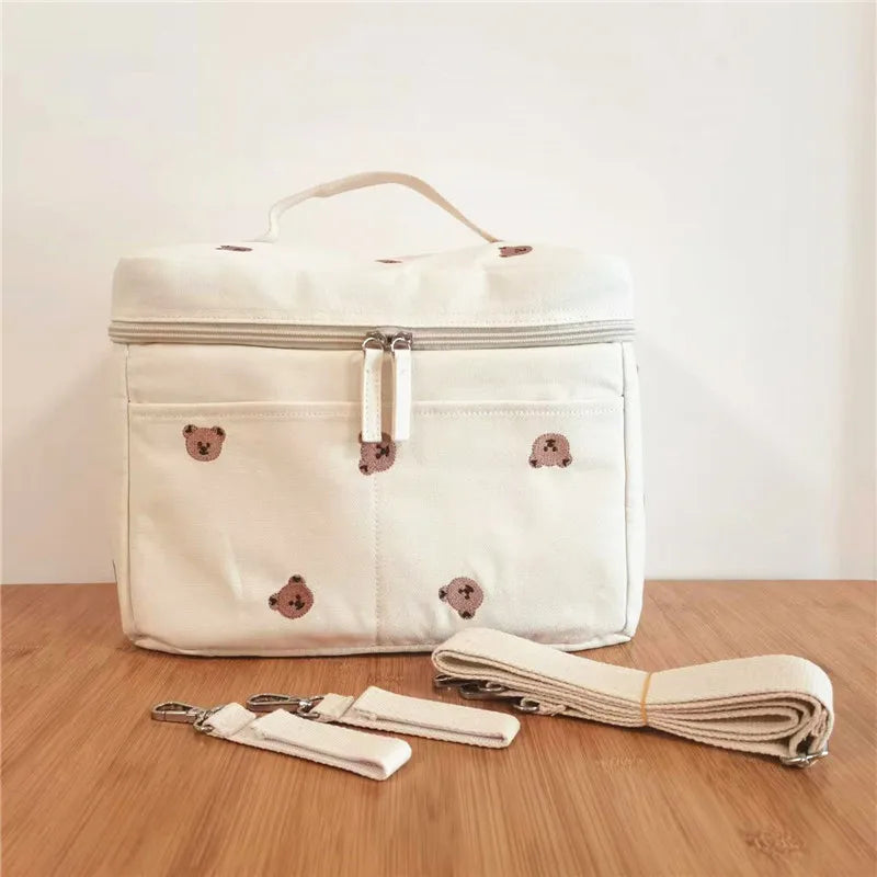 Portable Baby Feeding Bottle Bag – Insulated Nappy & Diaper Organizer