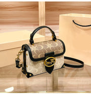 High-End Portable Handbag-Chic Box Crossbody Bag