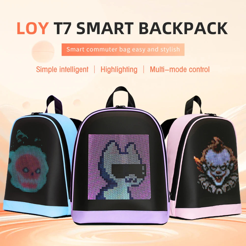 Pogrammable LED Advertising Backpack – Smart Billboard for Travel & Business