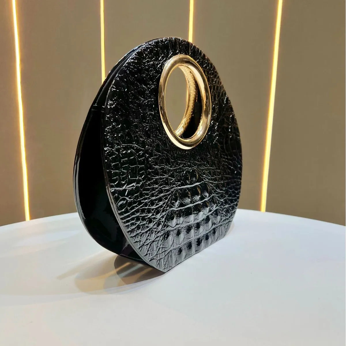 Fashion Alligator Pattern Clutch