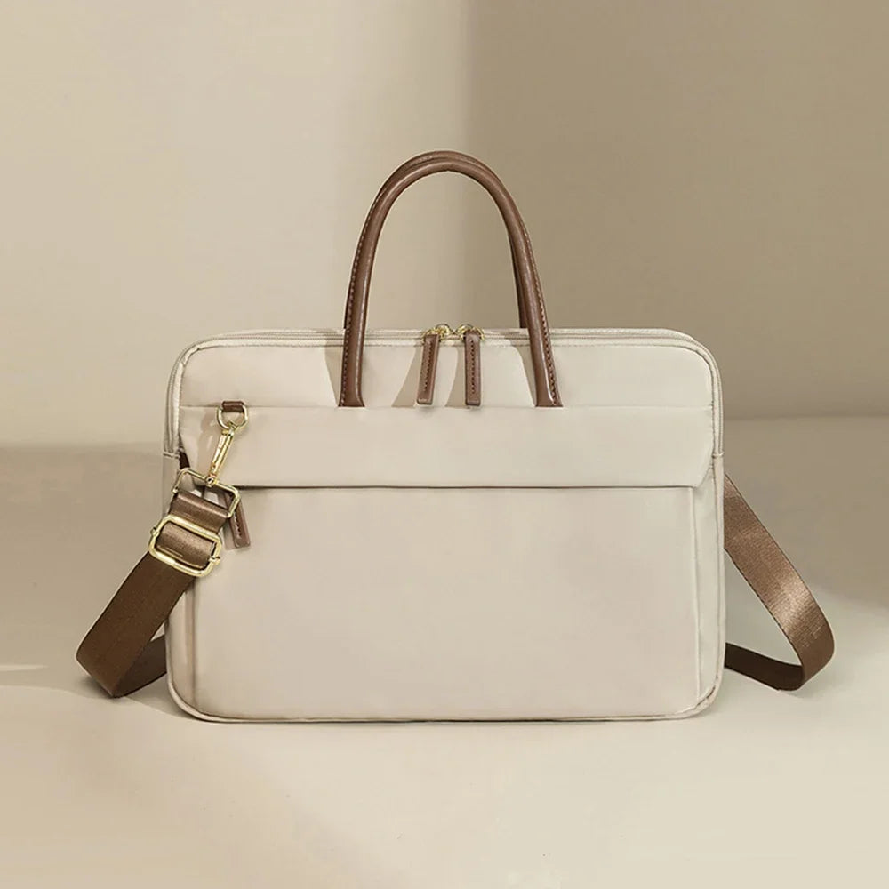Stylish Solid Color Laptop Bag Briefcase – Work & Office Bag